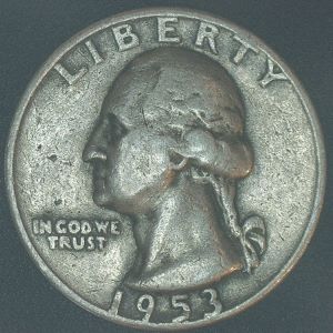 1953-D-Washington-Quarter-With-Unusual-Markings